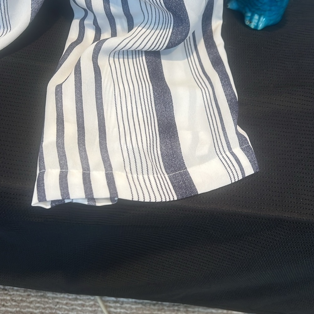 Japna Blue Pinstripe   Spaghetti Strap Jumper - Picture 6 of 7